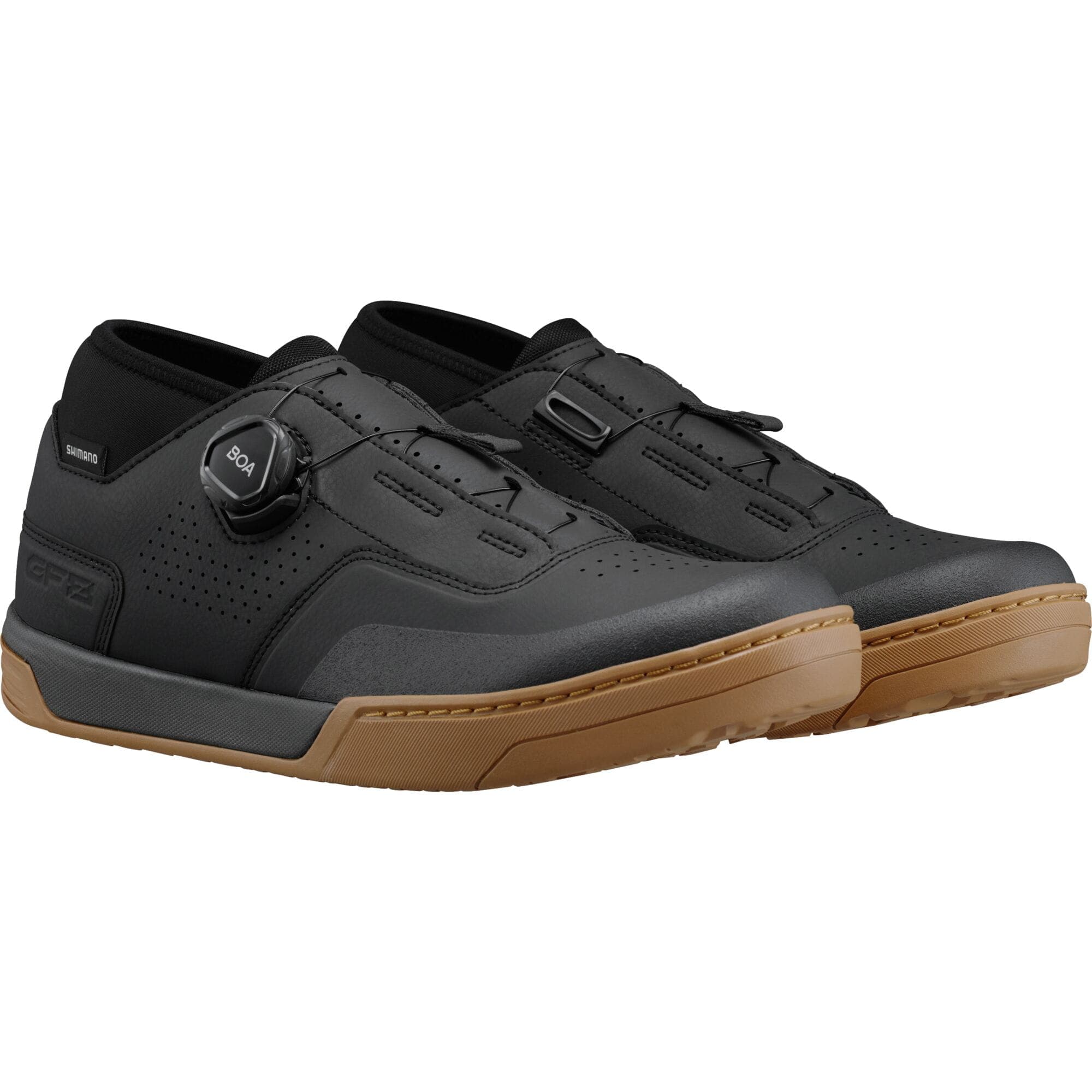 Shimano Clothing GF8 (GF800) Shoes, Black/Amber, Size 47