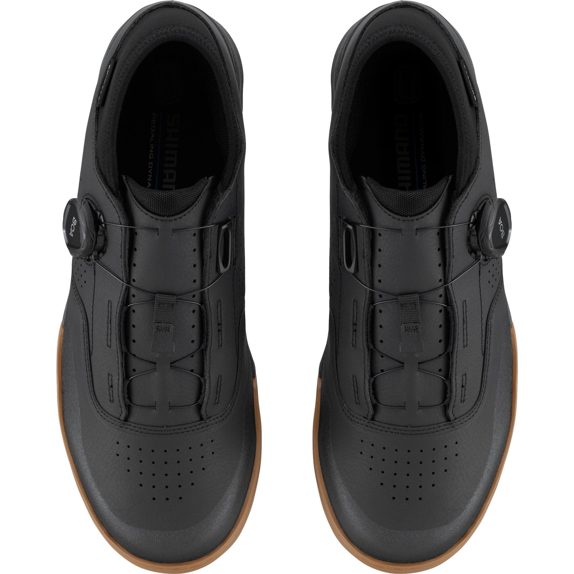 Shimano Clothing GF8 (GF800) Shoes, Black/Amber, Size 48