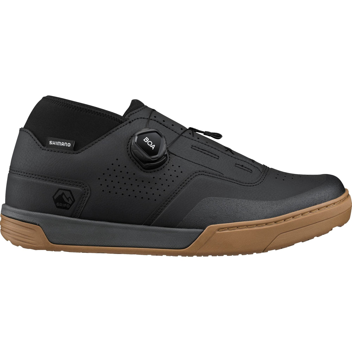 Shimano Clothing GF8 (GF800) Shoes, Black/Amber, Size 44