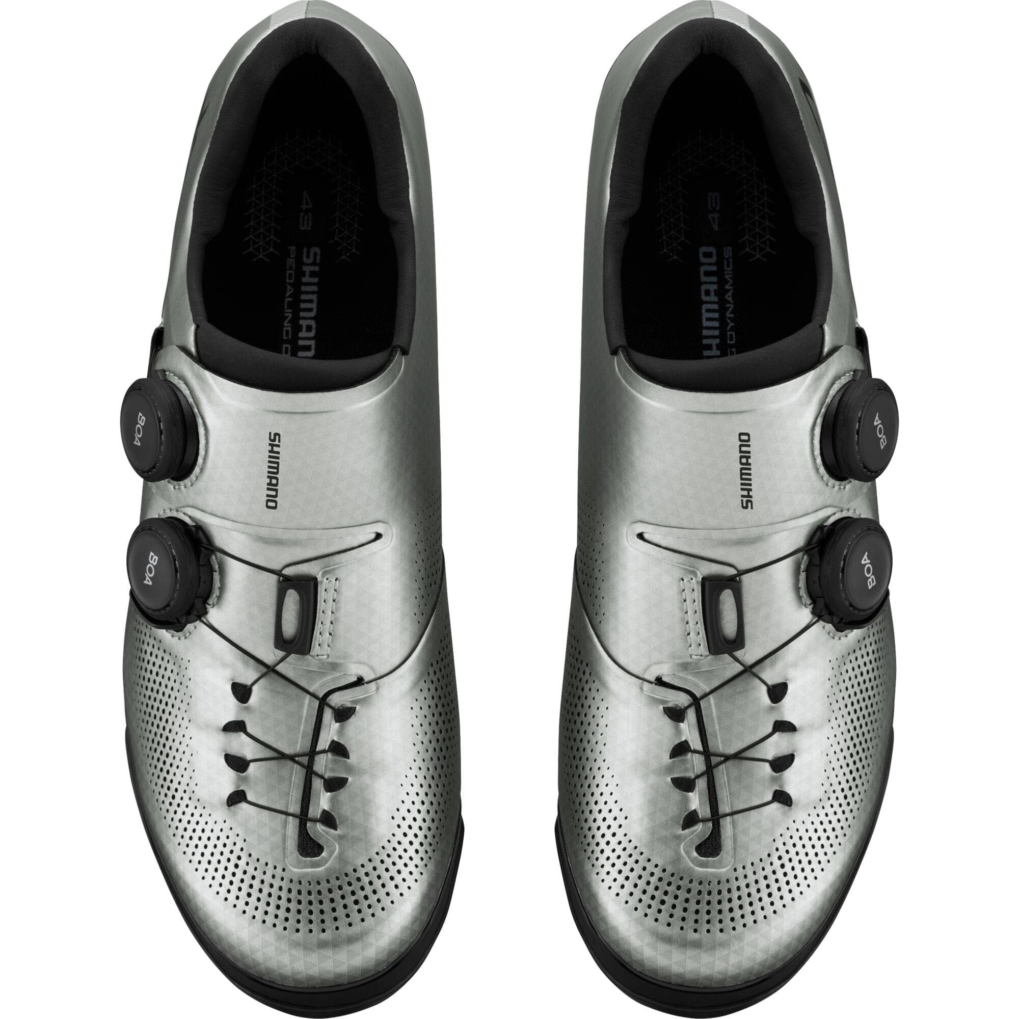 Shimano Clothing XC7 (XC703) Shoes, Silver, Size 40