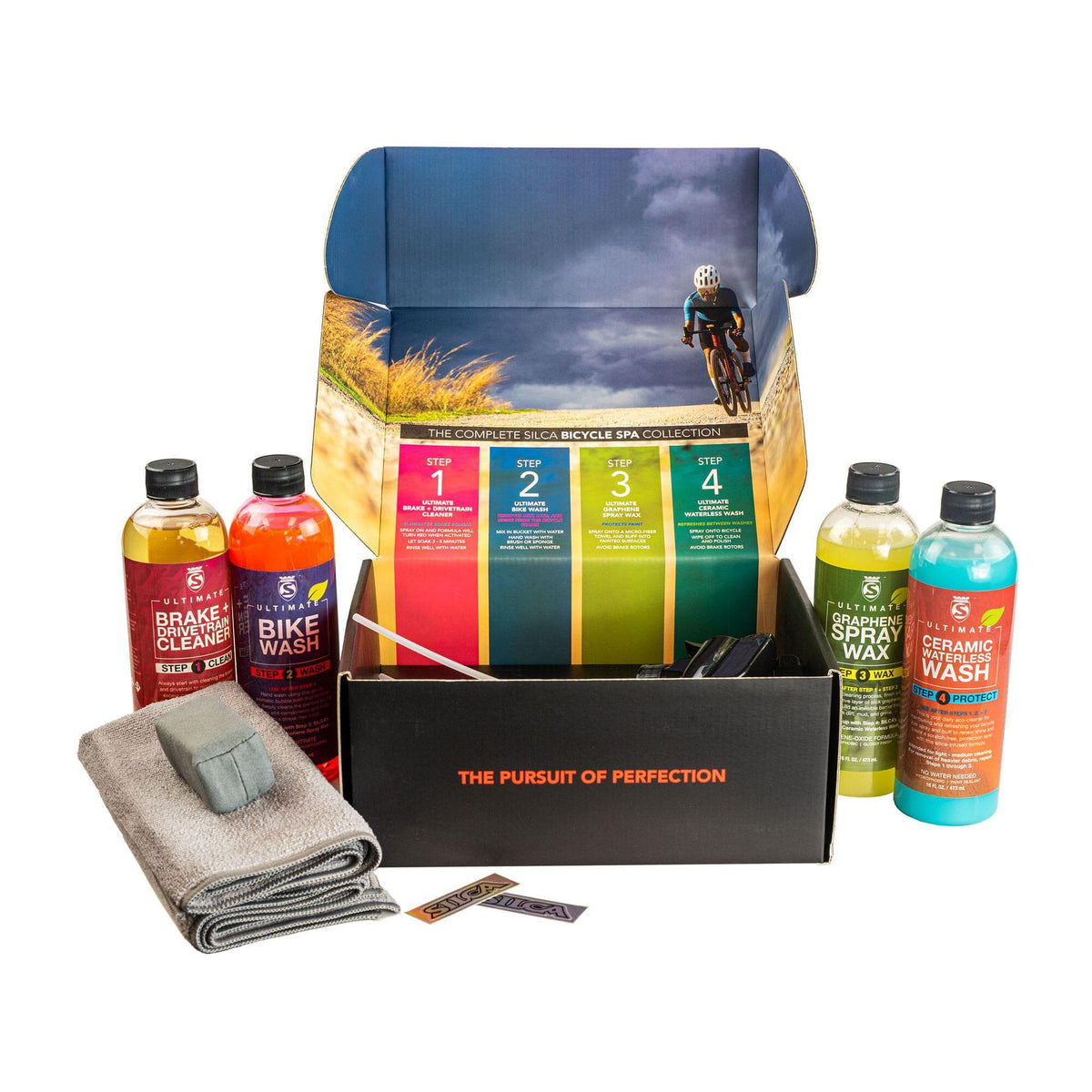 Silca Ultimate Bicycle Spa Box Set Multicolour / Box Set (4 x 16oz)