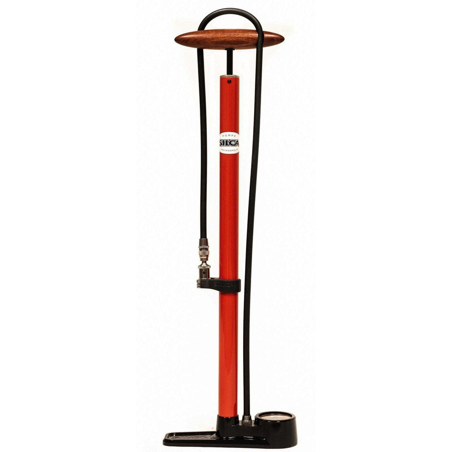 Silca Pista Floor Pump Red / One Size