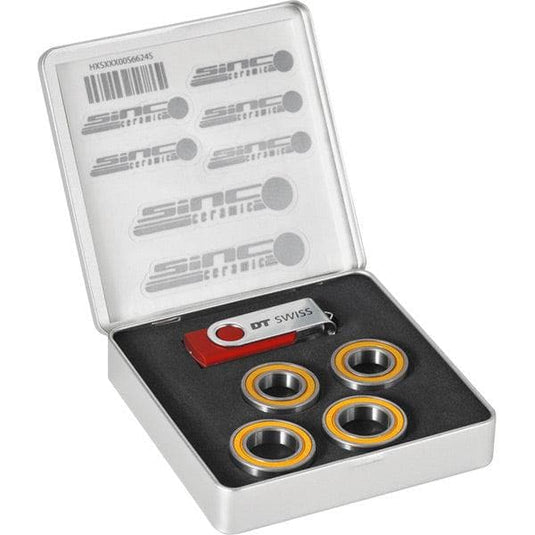 DT Swiss Set of 4 SINC ceramic bearings for Mon Chasserals; XRC and XMC 1200 wheels.