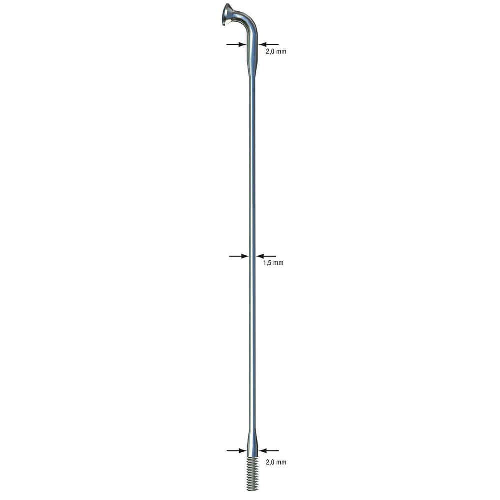 Sapim Laser D/B 14/17G Sil 273mm (50)