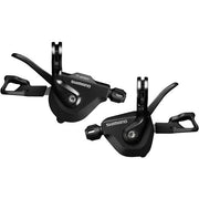 Shimano 105 SL-RS700 flat bar shift levers; 11-speed pair; black