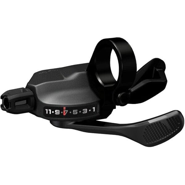 Shimano CUES SL-U8000 shift lever, with gear display