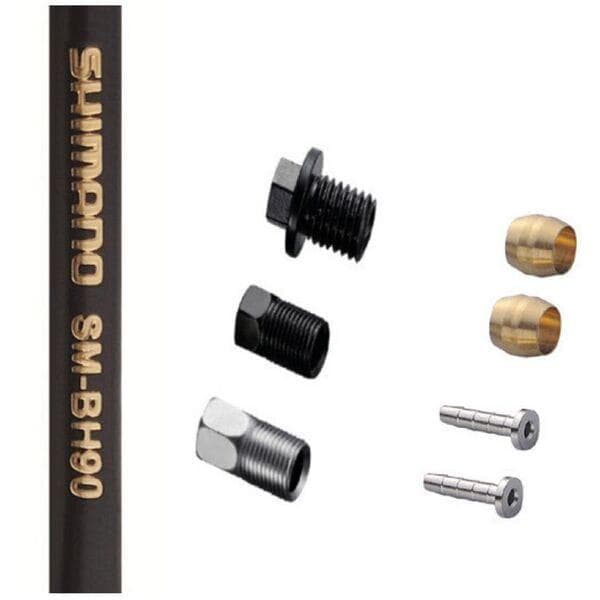 Shimano Dura-Ace SM-BH90-JK Disc Brake Hose - Rear Straight - 1700mm - Black