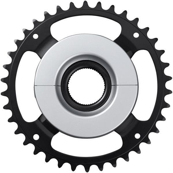 Shimano STEPS SM-CRE61 STEPS chainring; black/silver; 44T without chainguard