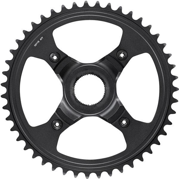 Load image into Gallery viewer, Shimano STEPS SM-CRE80-R chainring; 47T for chainline 50 mm; without chainguard; black

