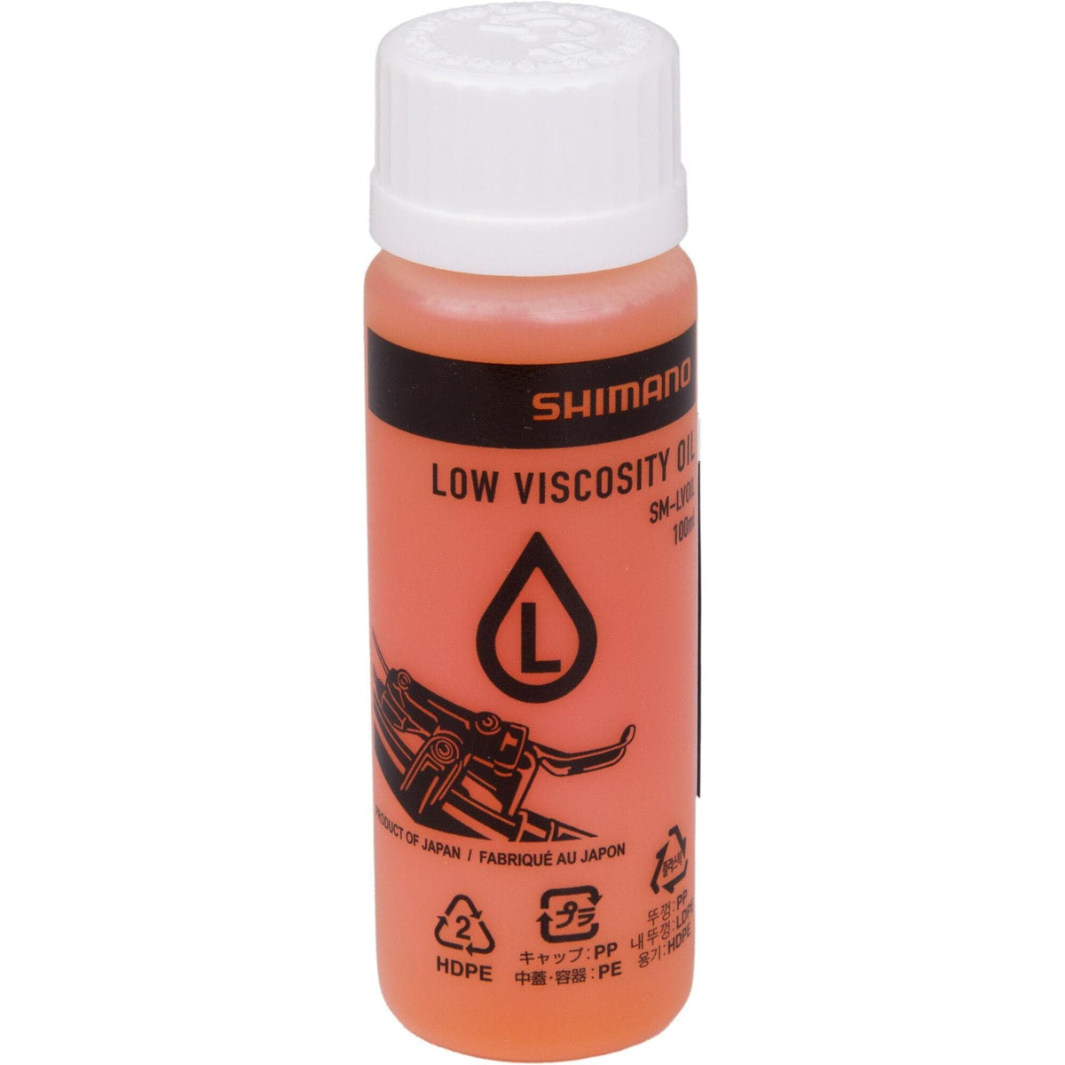 Shimano Spares SM-LVOIL Low viscosity Shimano mineral oil, yellow