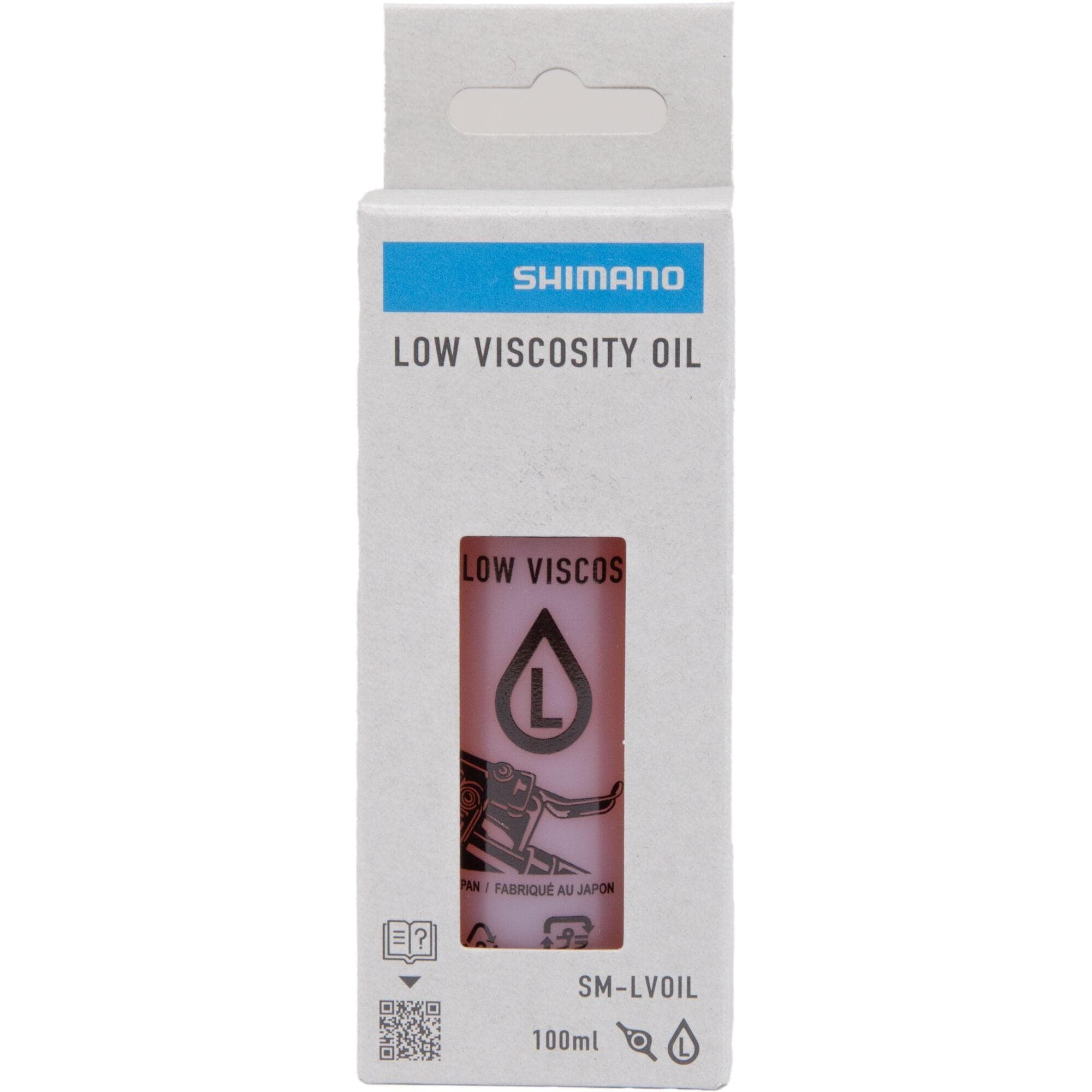 Shimano Spares SM-LVOIL Low viscosity Shimano mineral oil 100 ml, yellow