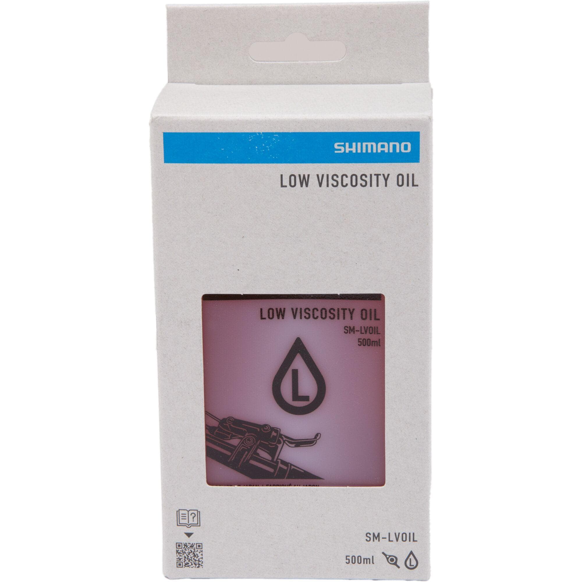 Shimano Spares SM-LVOIL Low viscosity Shimano mineral oil 500 ml, yellow