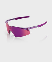 100% A2 Glasses - Tokyo Run Translucent Mauve - Purple Mirror Lens