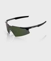 100% A2 Glasses - Speedwork Gloss Black - Grey-Green Lens