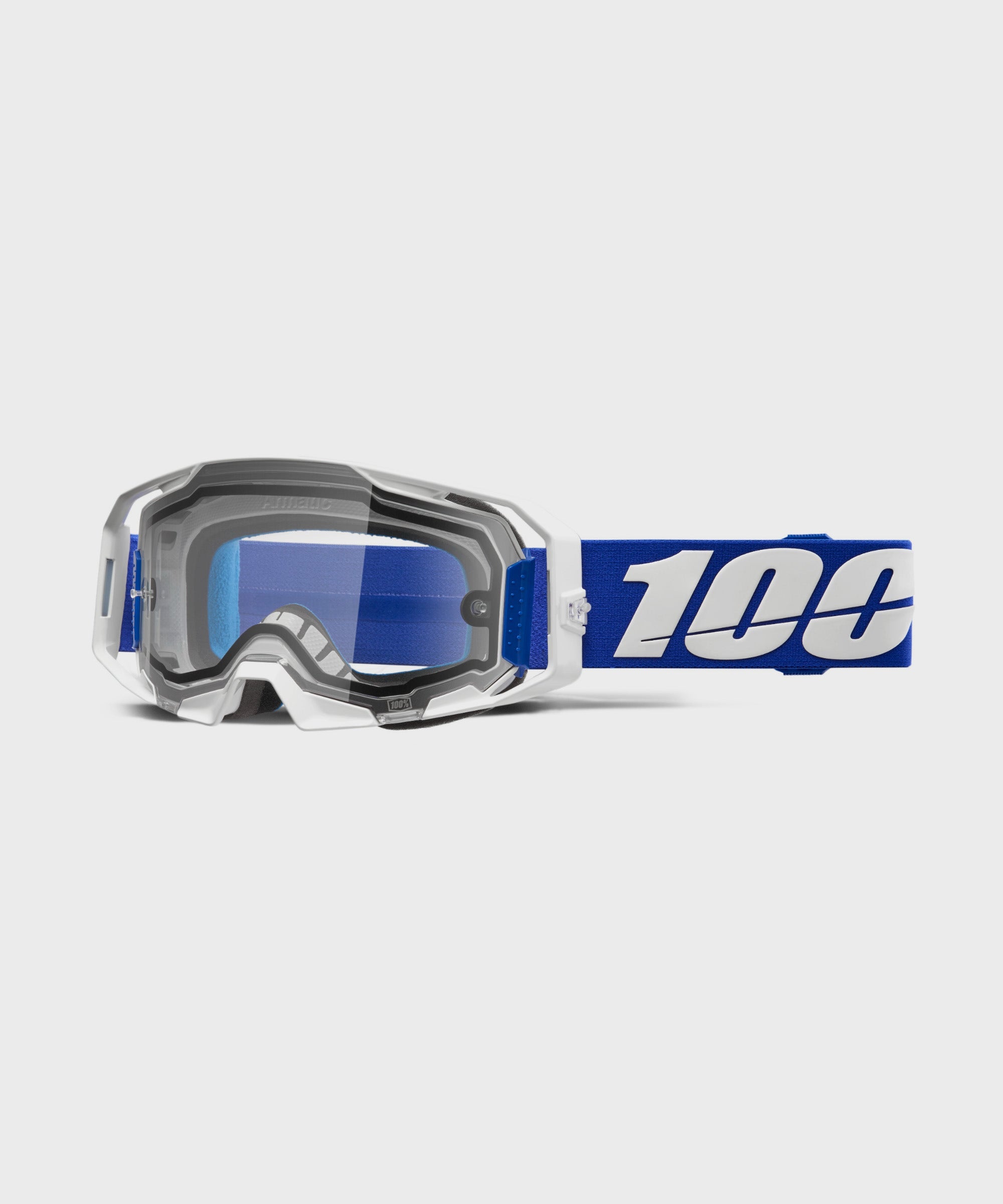 100% ARmatic Enduro Moto Dual Pane Goggle Blue / Clear Lens