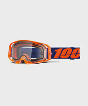 100% ARmatic Enduro Moto Dual Pane Goggle Neon Orange / Clear Lens