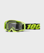 100% ARmatic Enduro Moto Dual Pane Goggle Neon Yellow / Clear Lens