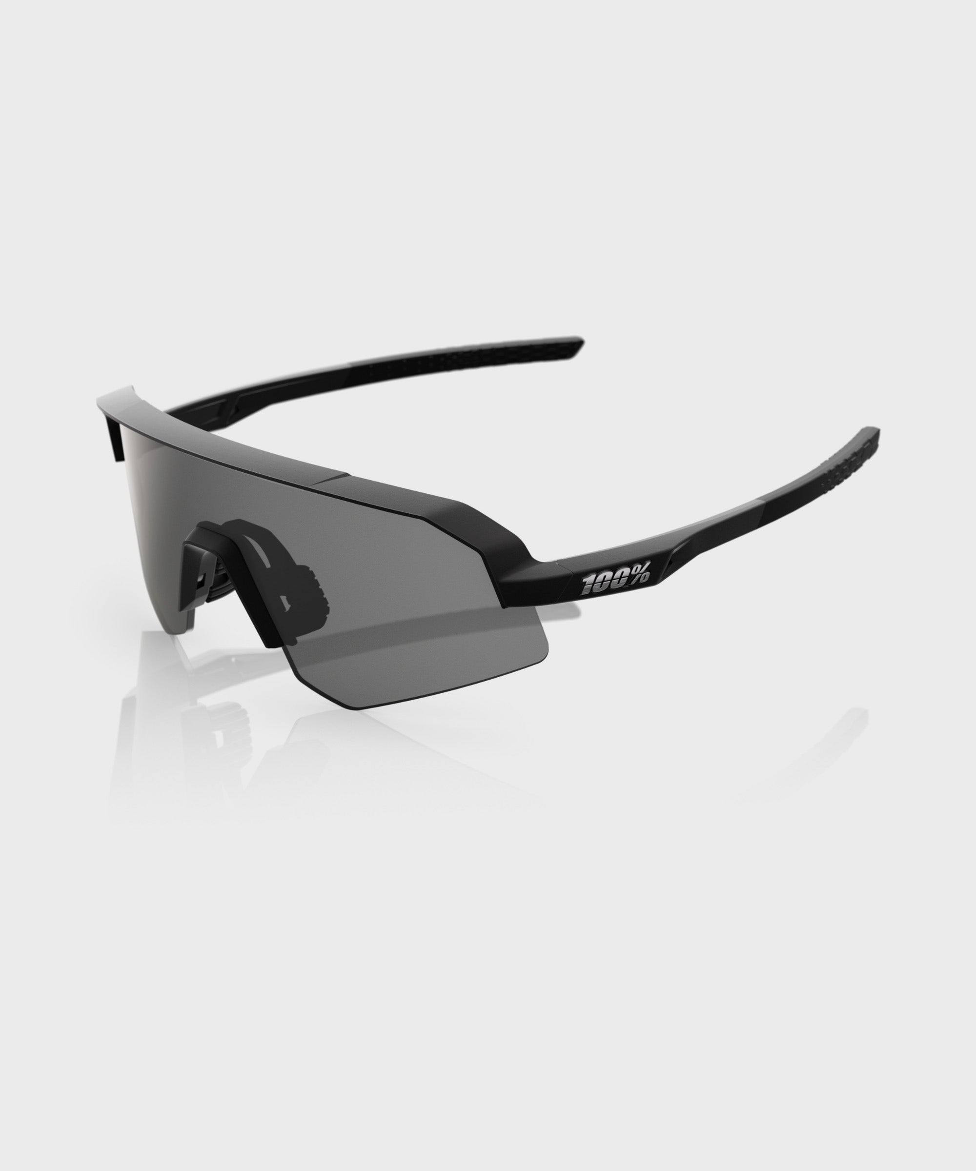 100% Slendale SL Glasses - Matte Black / Smoke Lens