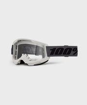 100% Strata 2 Goggle Grey / Clear Lens
