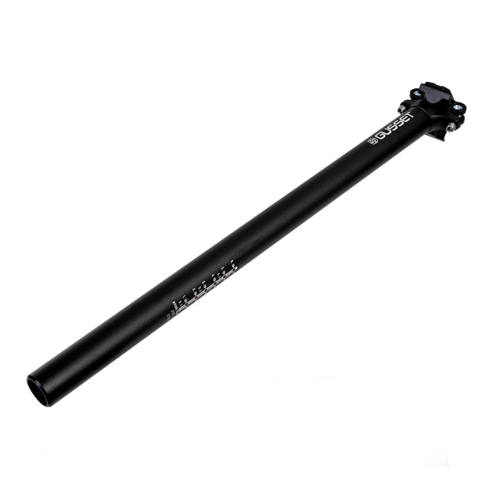 Gusset Components Lofty Seatpost - Black Black 27.2mm