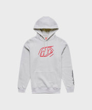 Troy Lee Designs Badge Pullover Hoodie - Pumice - L