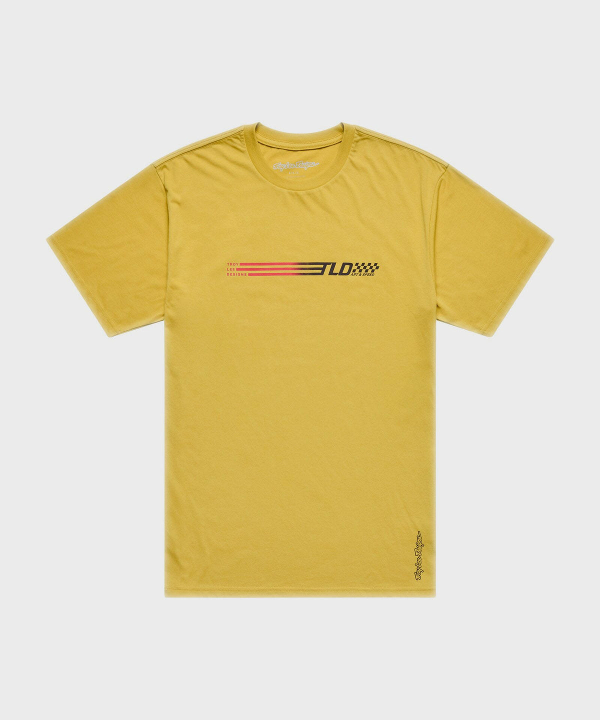 Troy Lee Designs Stripe Short Sleeve T-Shirt - Butter - L