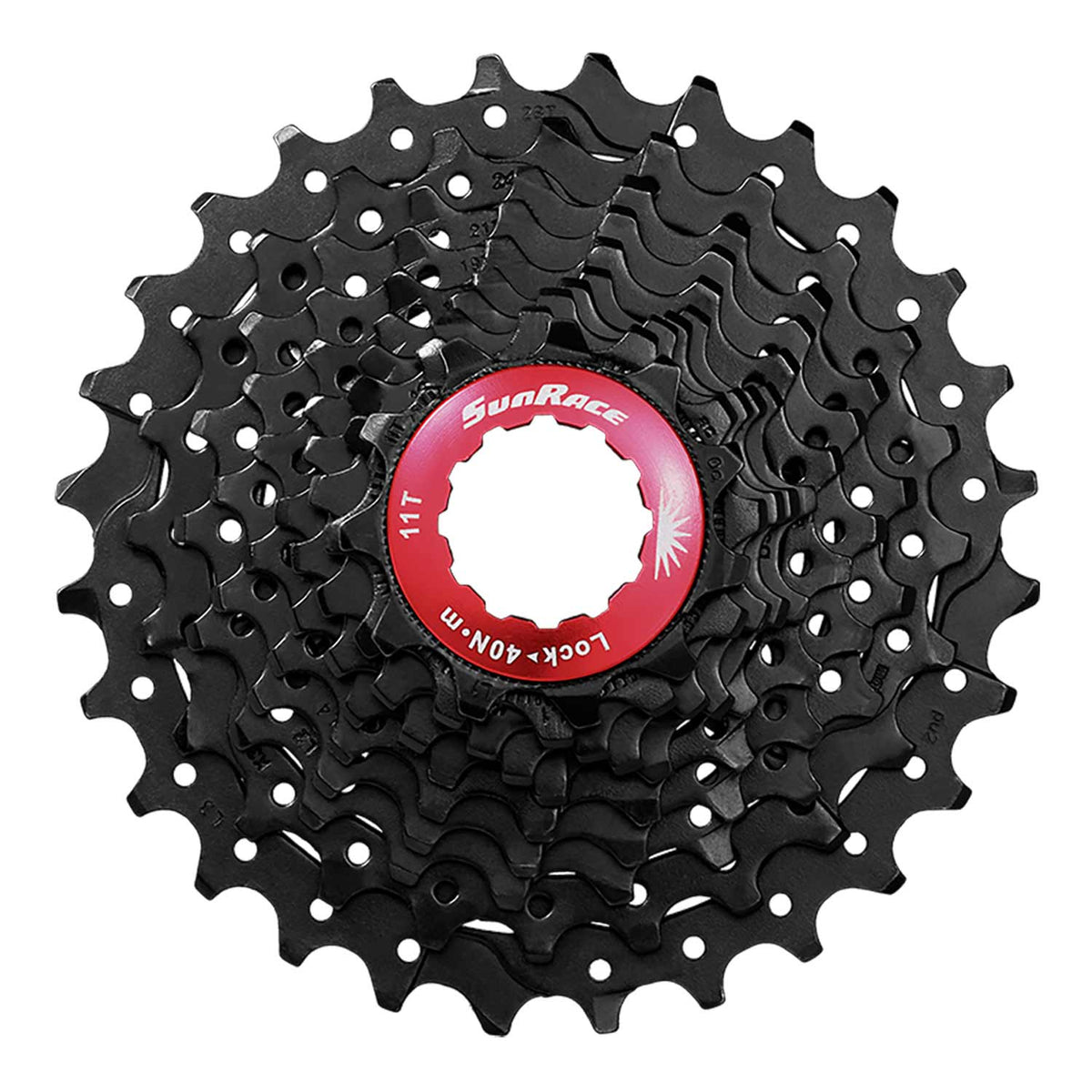 Sunrace RX 10x Road  Cassette Black 11-32T
