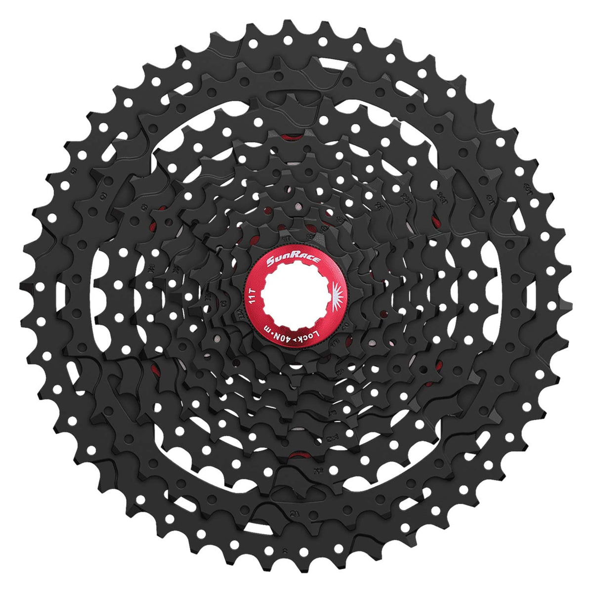 SunRace MX3 Cassette BlackChrome 10spd