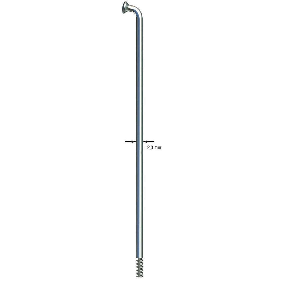 Sapim Leader Plain 14G Sil 278mm (100)