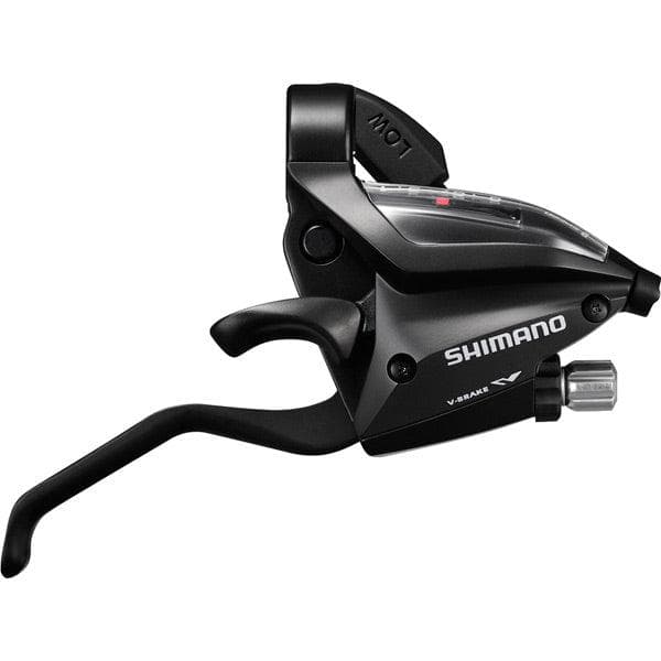 Shimano Altus ST-EF500 EZ fire plus STI set; 2-finger lever; 3 x 8-speed; black