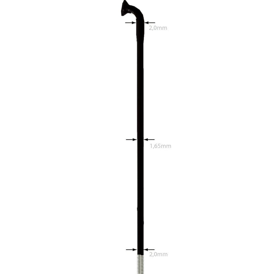 Sapim D-Light 14G Disc D/B Blk 266mm (100)