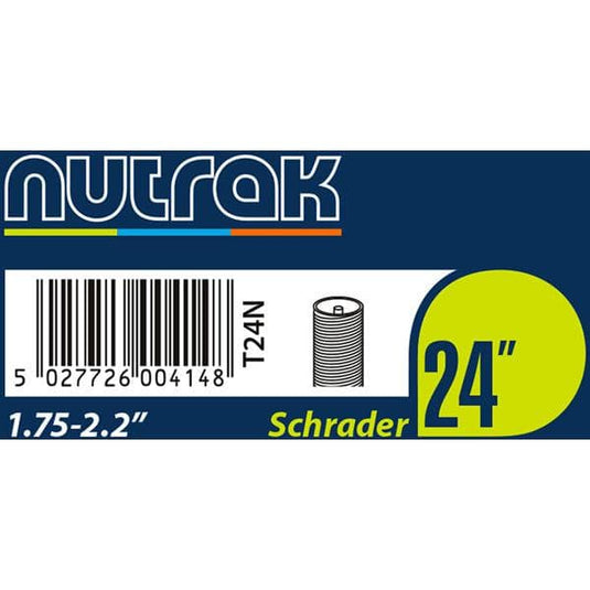 Nutrak 24 x 1.75 - 2.125 inch Schrader inner tube