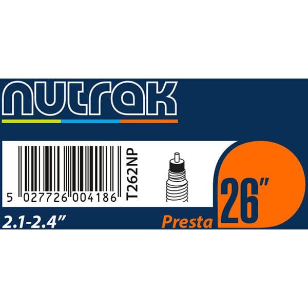 Load image into Gallery viewer, Nutrak 26 x 2.1 - 2.4 inch Presta inner tube
