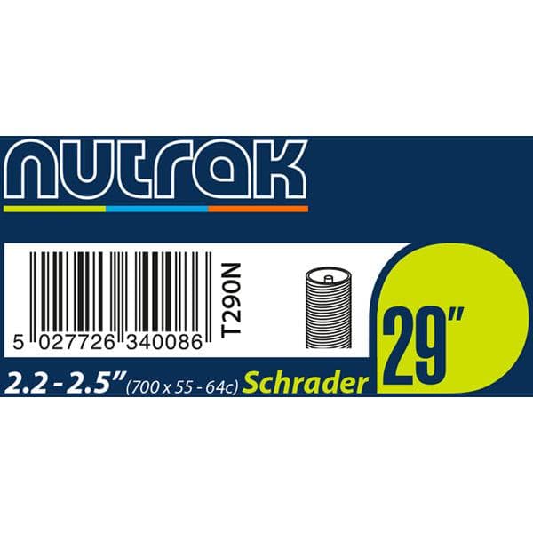 Load image into Gallery viewer, Nutrak 29 X 2.2 - 2.5 inch Schrader inner tube
