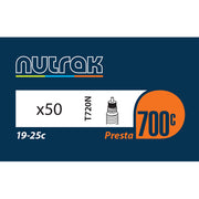 Nutrak 700 x 19 - 25C Presta inner tube (box of 50)