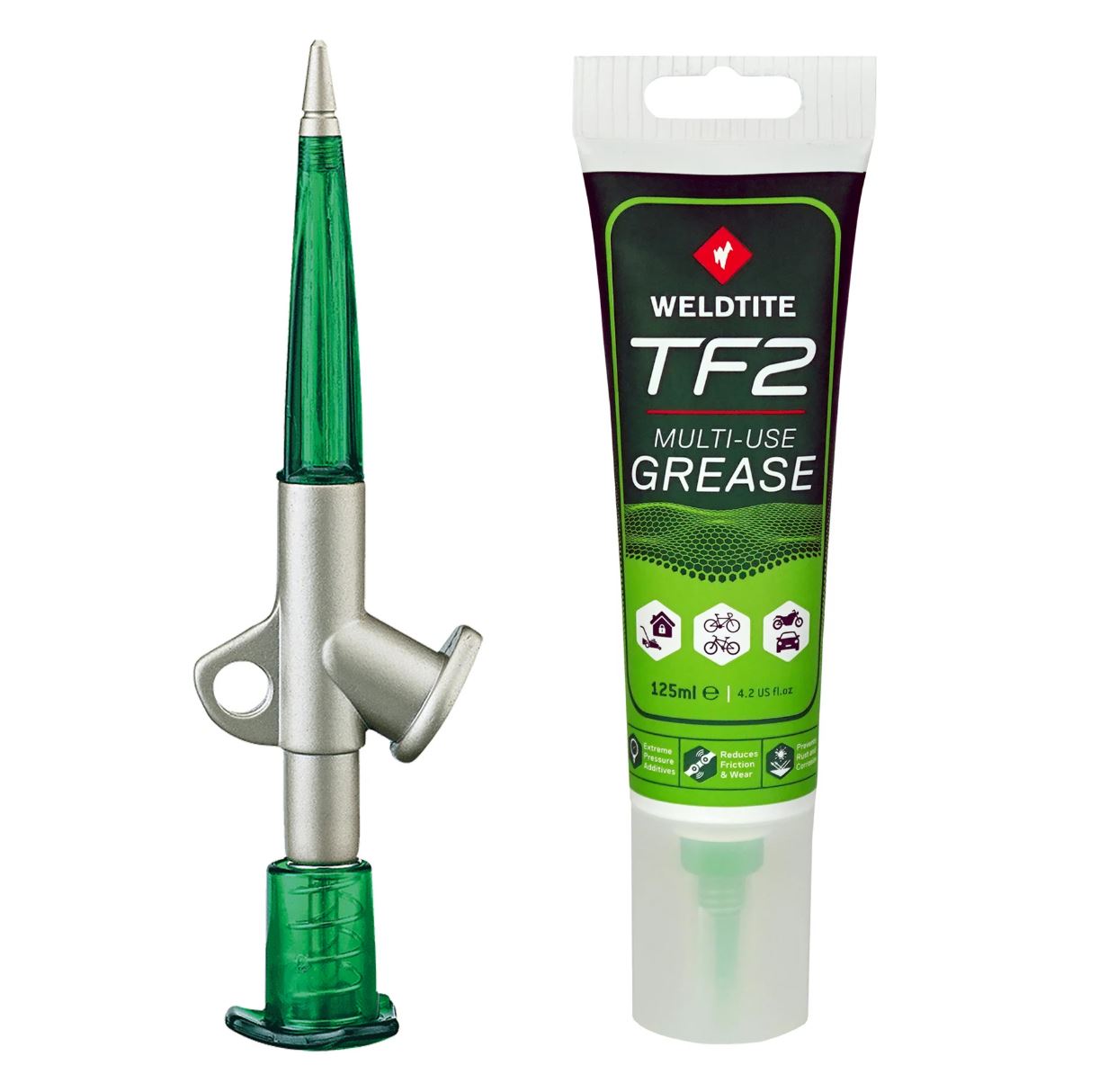 Weldtite TF2 Grease Gun & Multi-Use Grease (125ml)