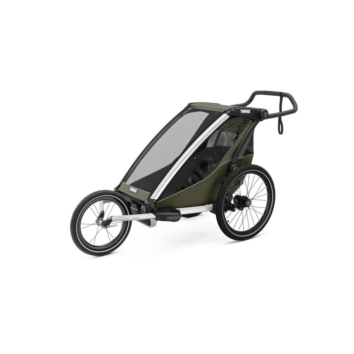 Thule Chariot Cross Lite U.K. certified child carrier; Vintage Green; Single