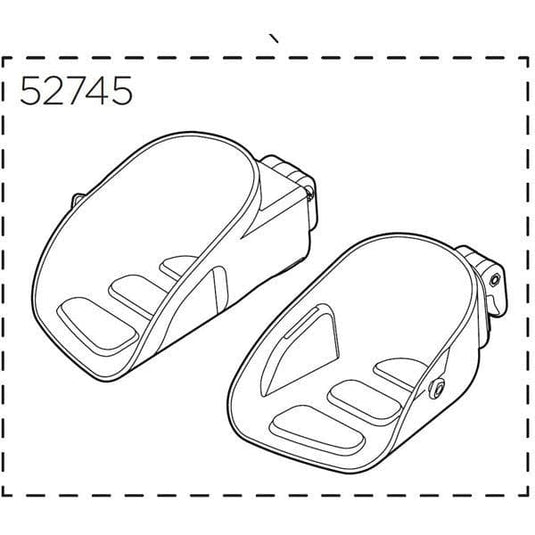Thule Yepp Maxi Footrests; left and right