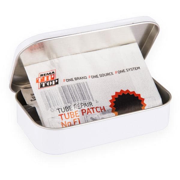 Rema Tip Top Bicycle repair kit TT 02; touring; in Retro metal box (1)