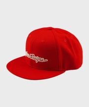 Troy Lee Designs Flat Bill Snapback - Signature - Team Red - UNI