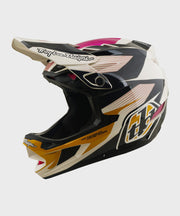 Troy Lee Designs D4 Polyacrylite Helmet - Turbo Acid / Fuchsia - XS