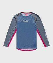 Troy Lee Designs Skyline Pro Descend Long Sleeve Jersey - Slate - S