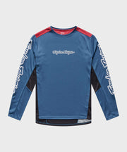 Troy Lee Designs Stage Signature Long Sleeve Jersey - Slate - L