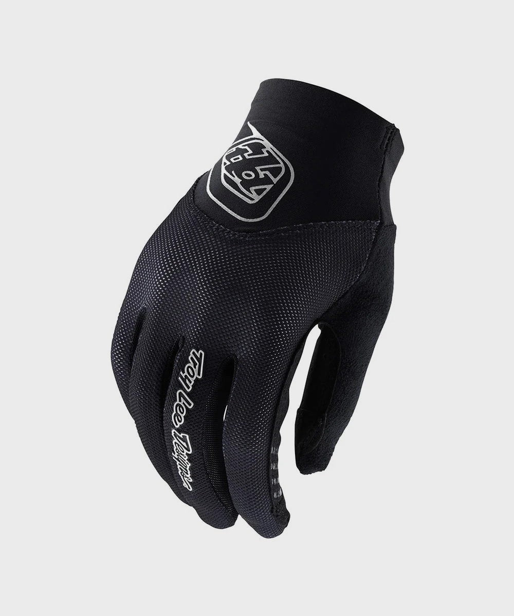 Troy Lee Designs Womens ACE Glove 2.0 - Solid Black - XXL