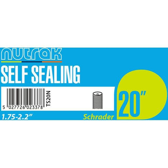 Nutrak 20 x 1.75 - 2.125 inch Schrader - self-sealing inner tube