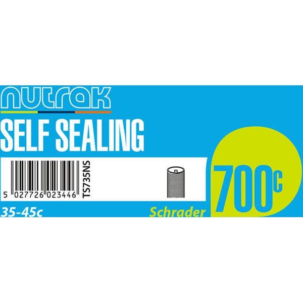 Load image into Gallery viewer, Nutrak 700 x 35 - 45C Schrader - self sealing inner tube
