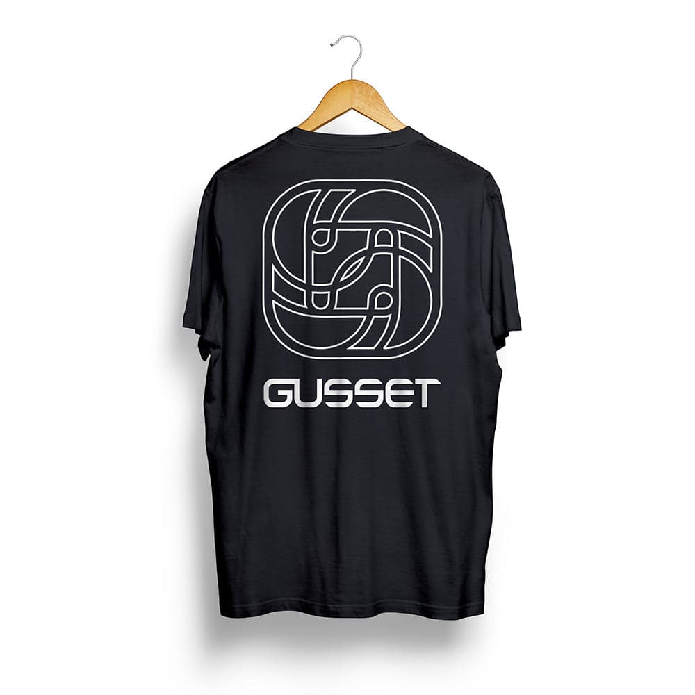 Gusset Components Logo T-Shirt Black Lg