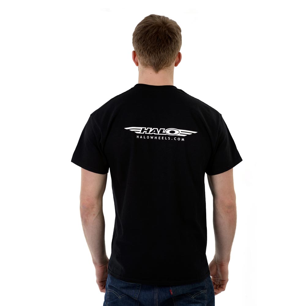 Halo Tech Logo T-Shirt Black Large