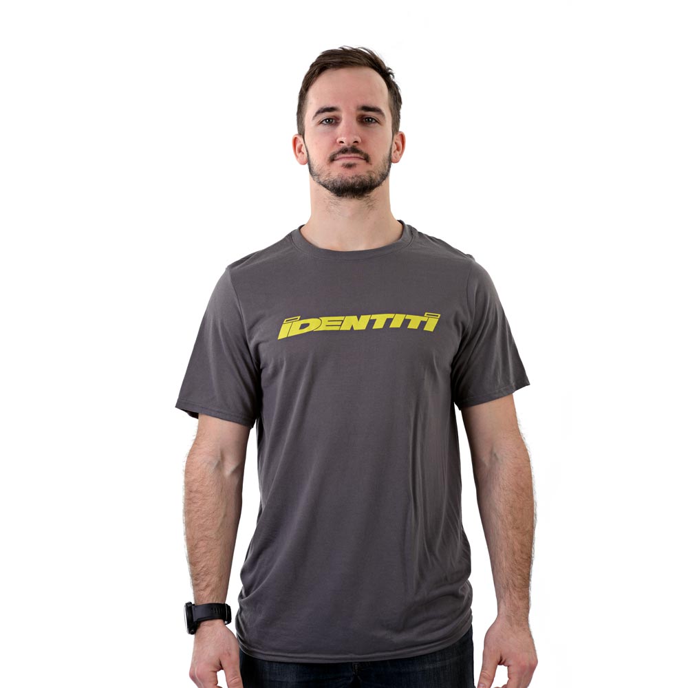 Identiti Riding Tee Logo Grey Sm