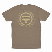 Teravail Logo T-Shirt Brown/Beige Lg